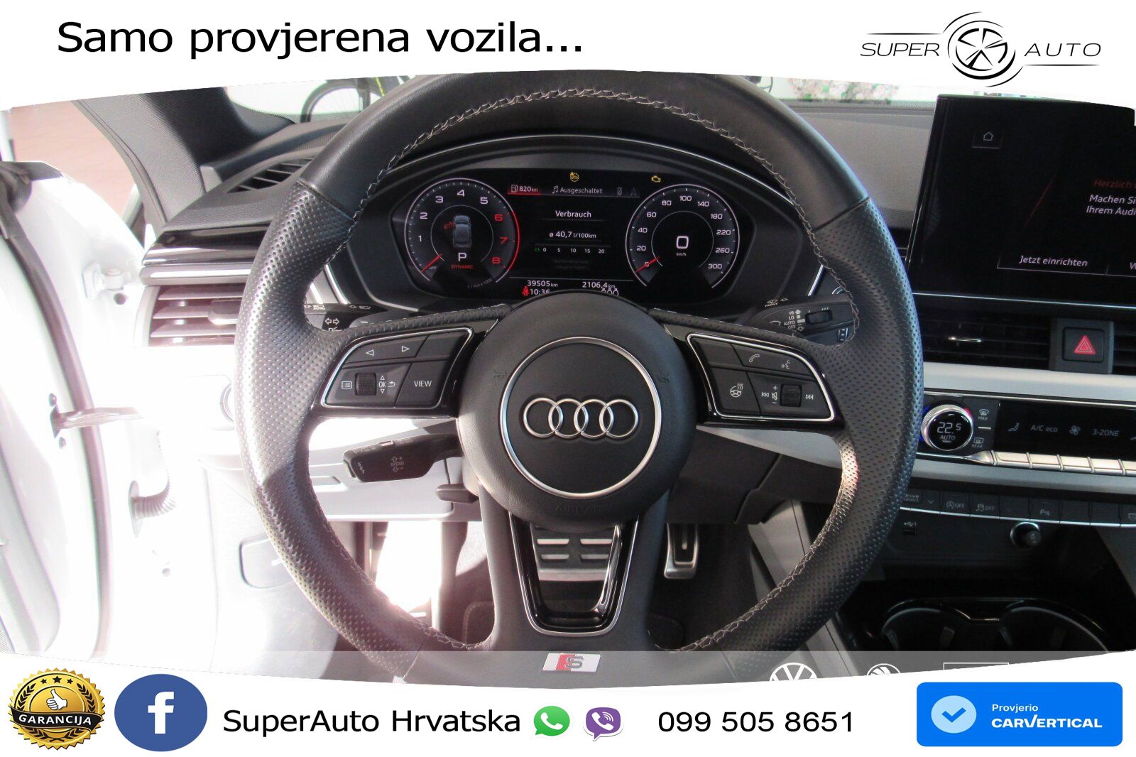 Audi A5 Sportback  40 TFSI (204 KS) quattro S tronic S line