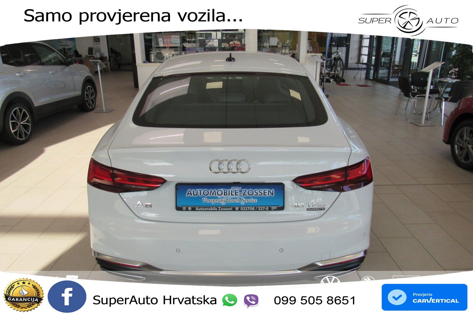 Audi A5 Sportback  40 TFSI (204 KS) quattro S tronic S line