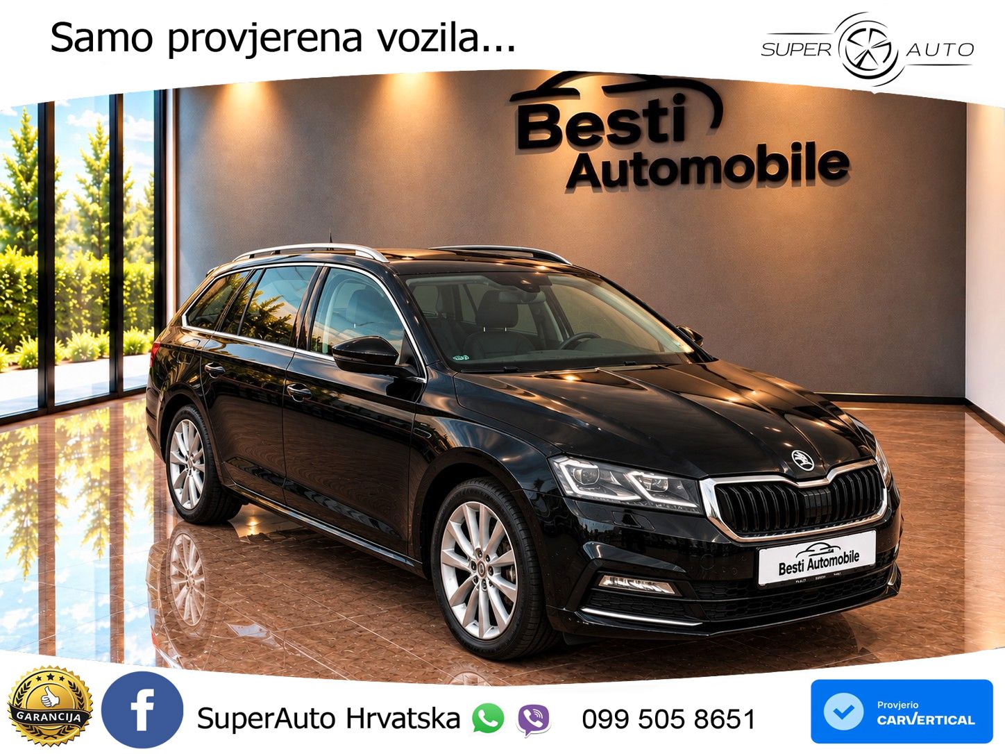 Škoda Octavia Combi 1.5 TSI (150 KS) LED+GR SJED+ACC