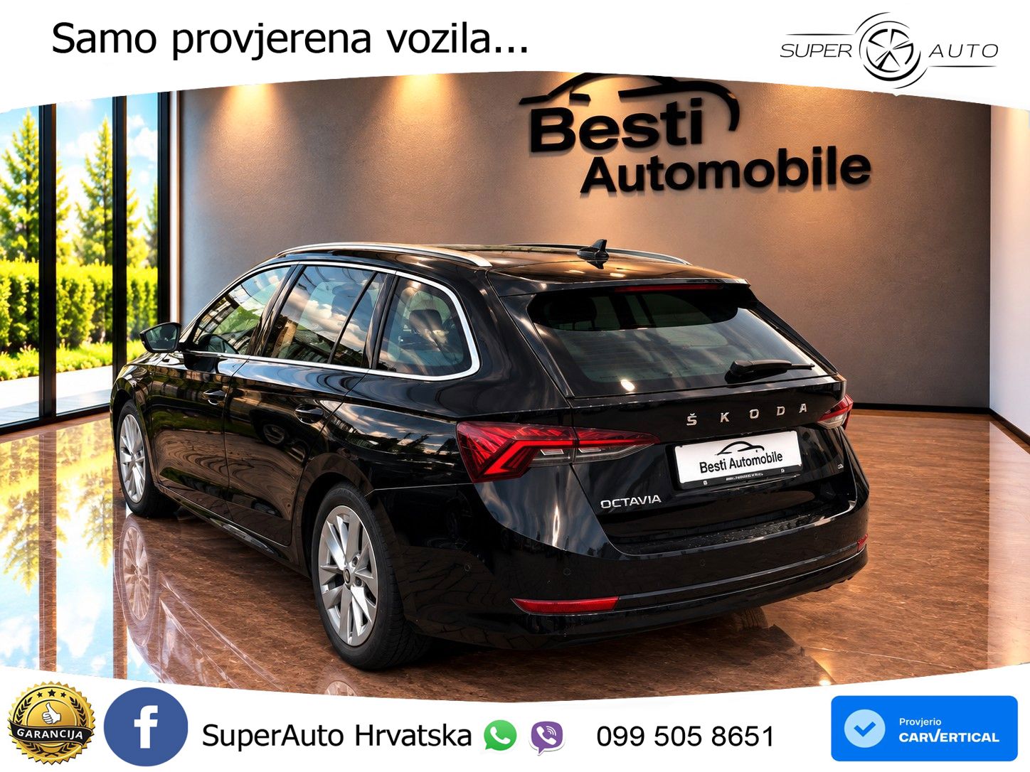 Škoda Octavia Combi 1.5 TSI (150 KS) LED+GR SJED+ACC