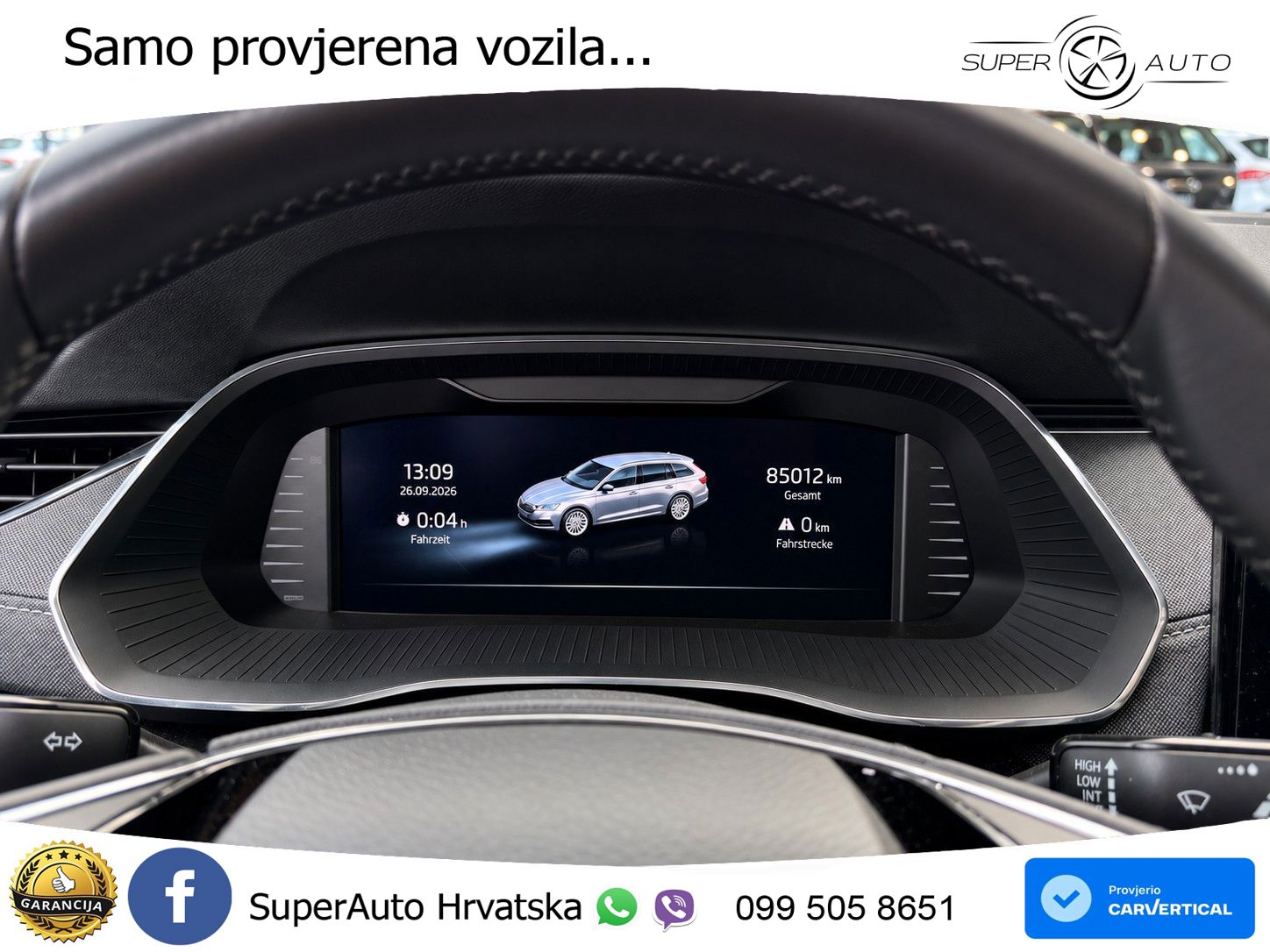 Škoda Octavia Combi 1.5 TSI (150 KS) LED+GR SJED+ACC