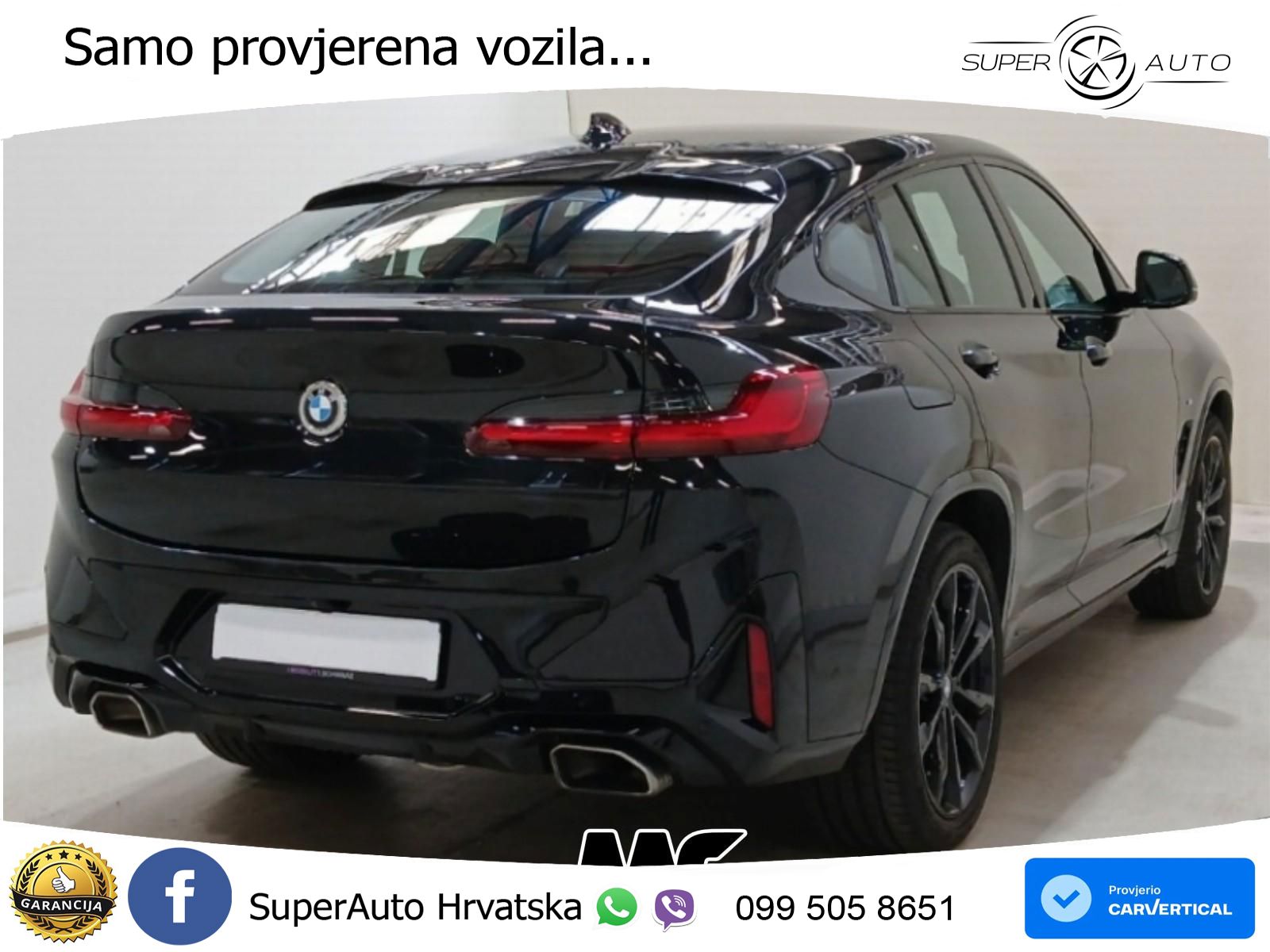 BMW X4 30d (286 KS) xDrive Steptronic M Sport LED+GR SJED+ACC