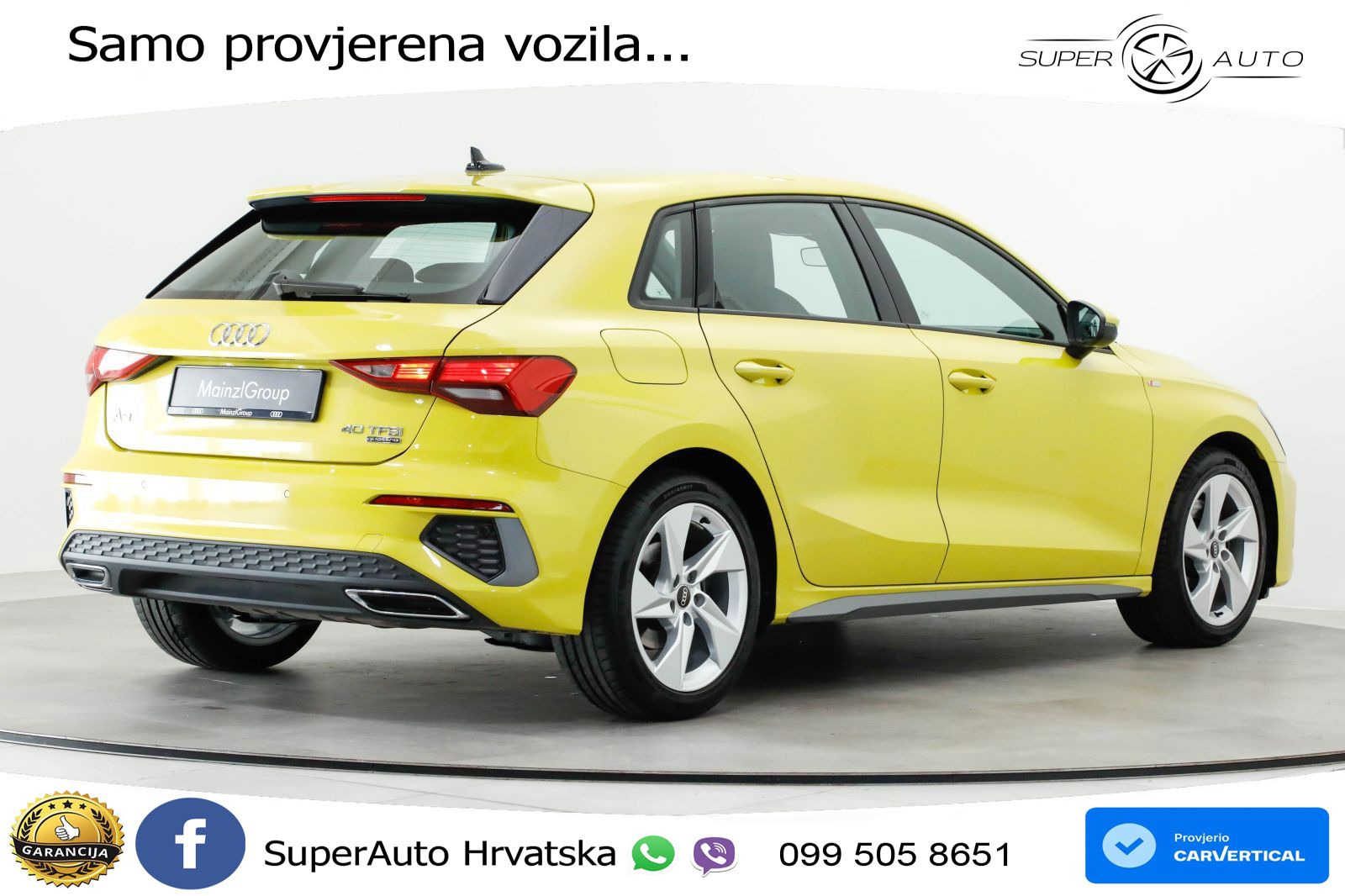Audi A3 40 TFSI (190 KS) quattro S tronic S line