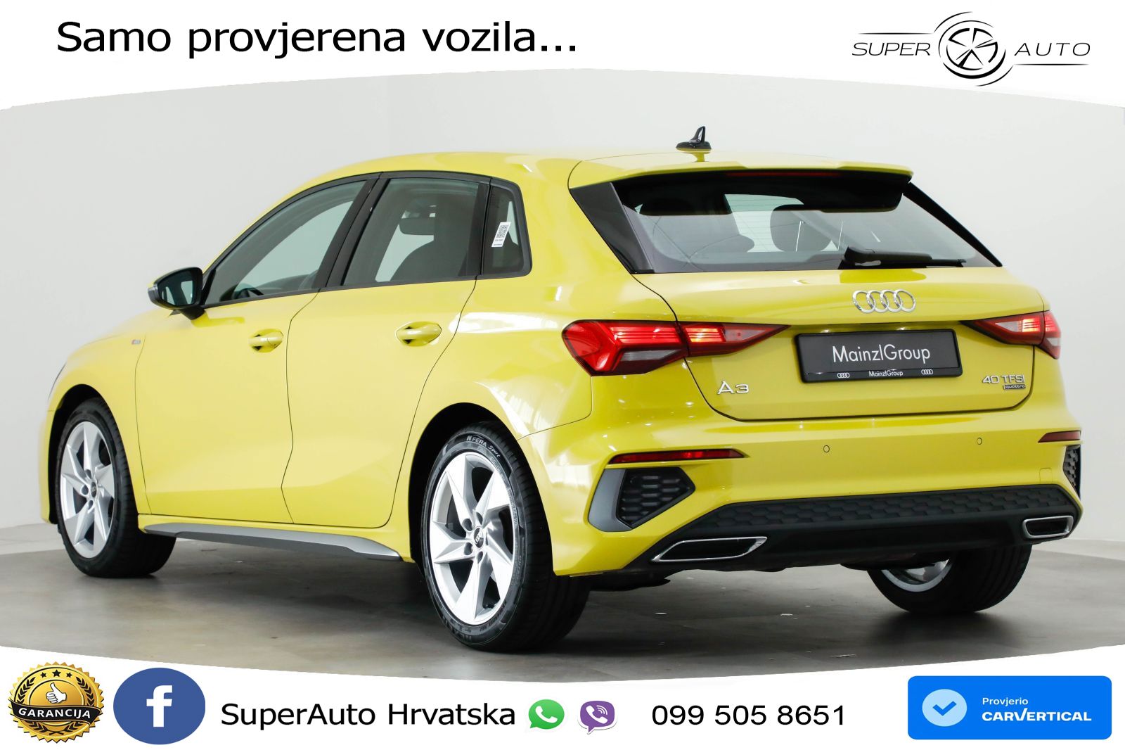 Audi A3 40 TFSI (190 KS) quattro S tronic S line