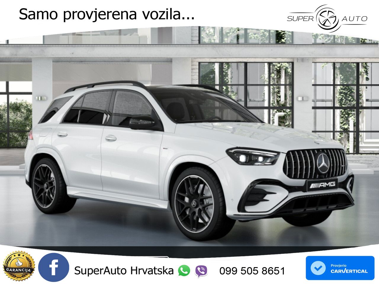 Mercedes AMG GLE 53 (544 KS) Hybrid 4MATIC+ 9G-TRONIC LED+GR SJED+ACC