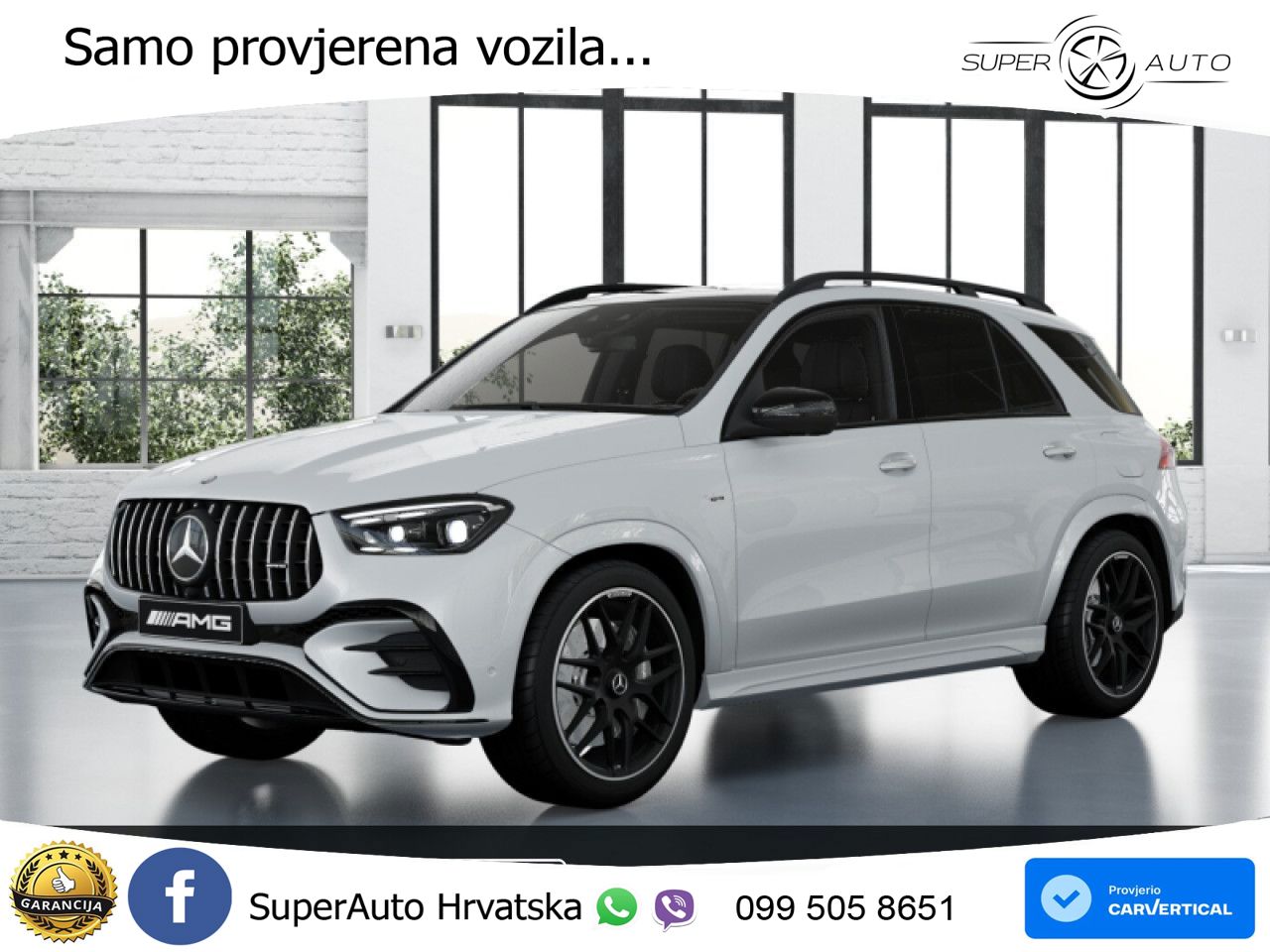 Mercedes AMG GLE 53 (544 KS) Hybrid 4MATIC+ 9G-TRONIC LED+GR SJED+ACC