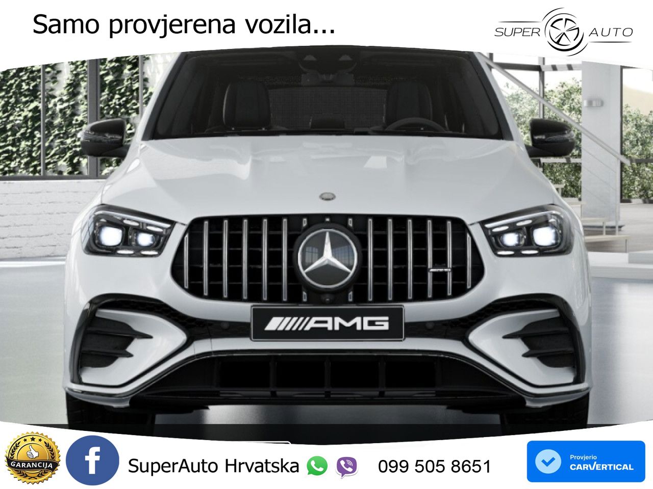 Mercedes AMG GLE 53 (544 KS) Hybrid 4MATIC+ 9G-TRONIC LED+GR SJED+ACC