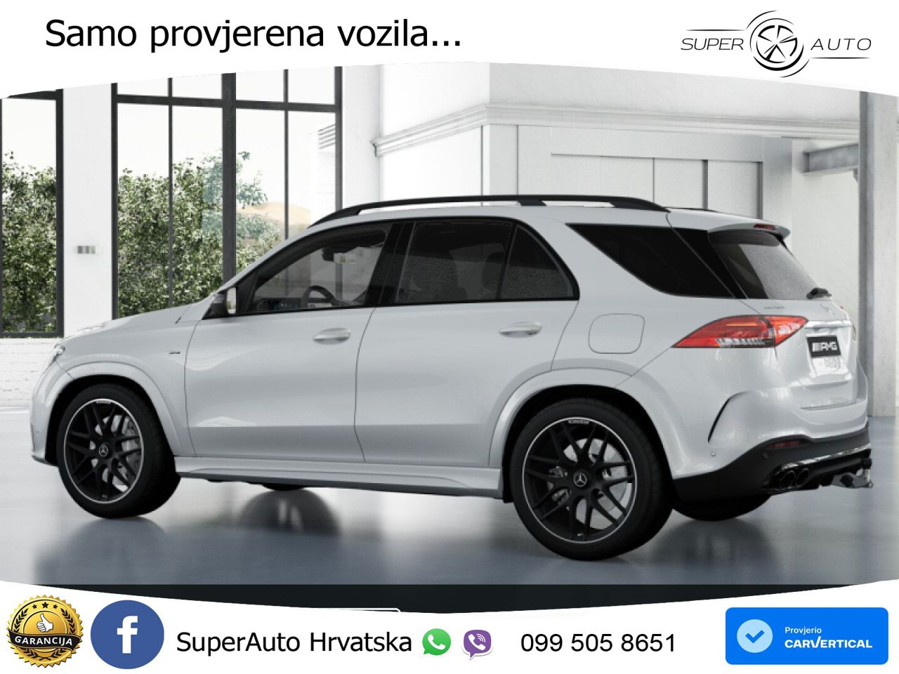 Mercedes AMG GLE 53 (544 KS) Hybrid 4MATIC+ 9G-TRONIC LED+GR SJED+ACC