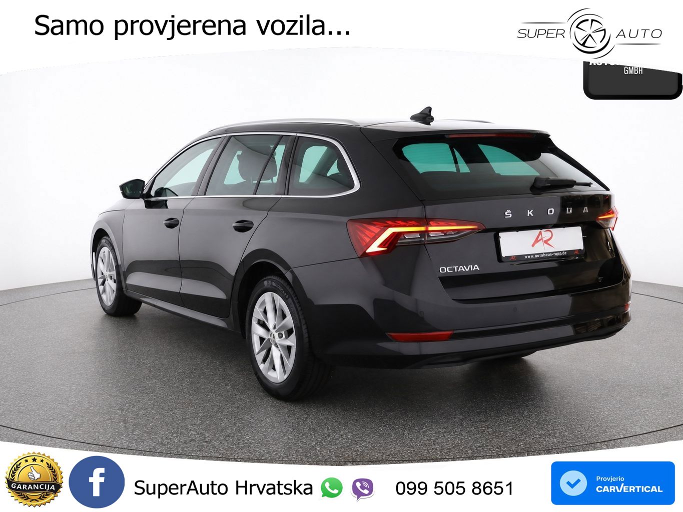 Škoda Octavia Combi 2.0 TDI (150 KS) DSG LED+GR SJED+ACC