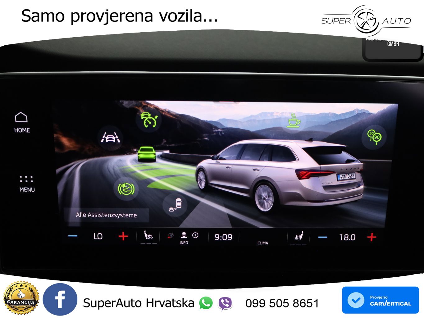 Škoda Octavia Combi 2.0 TDI (150 KS) DSG LED+GR SJED+ACC