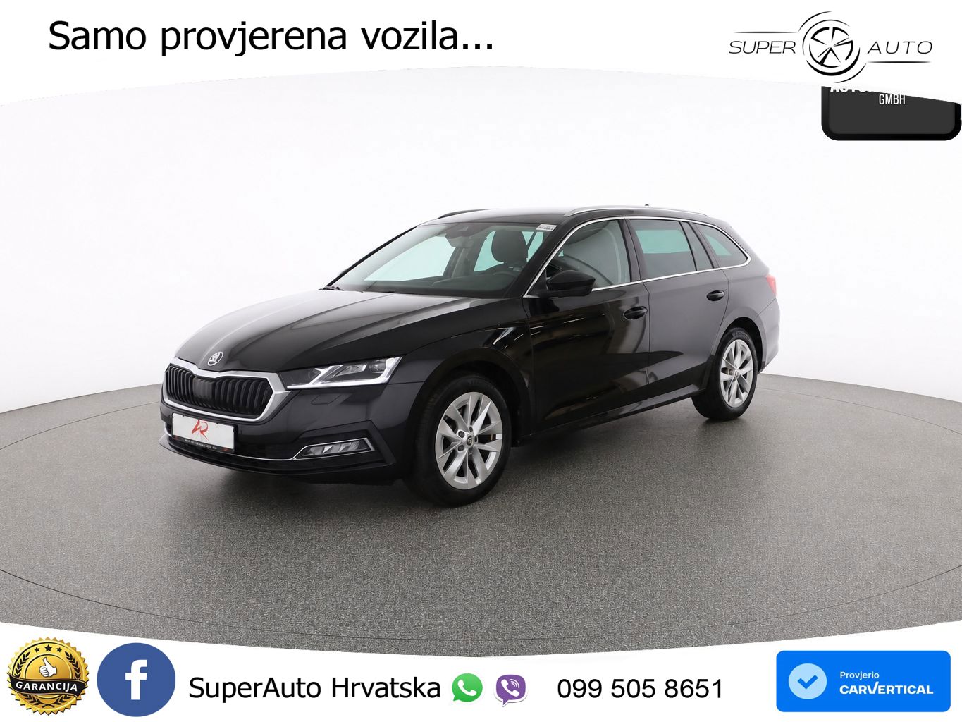 Škoda Octavia Combi 2.0 TDI (150 KS) DSG LED+GR SJED+ACC