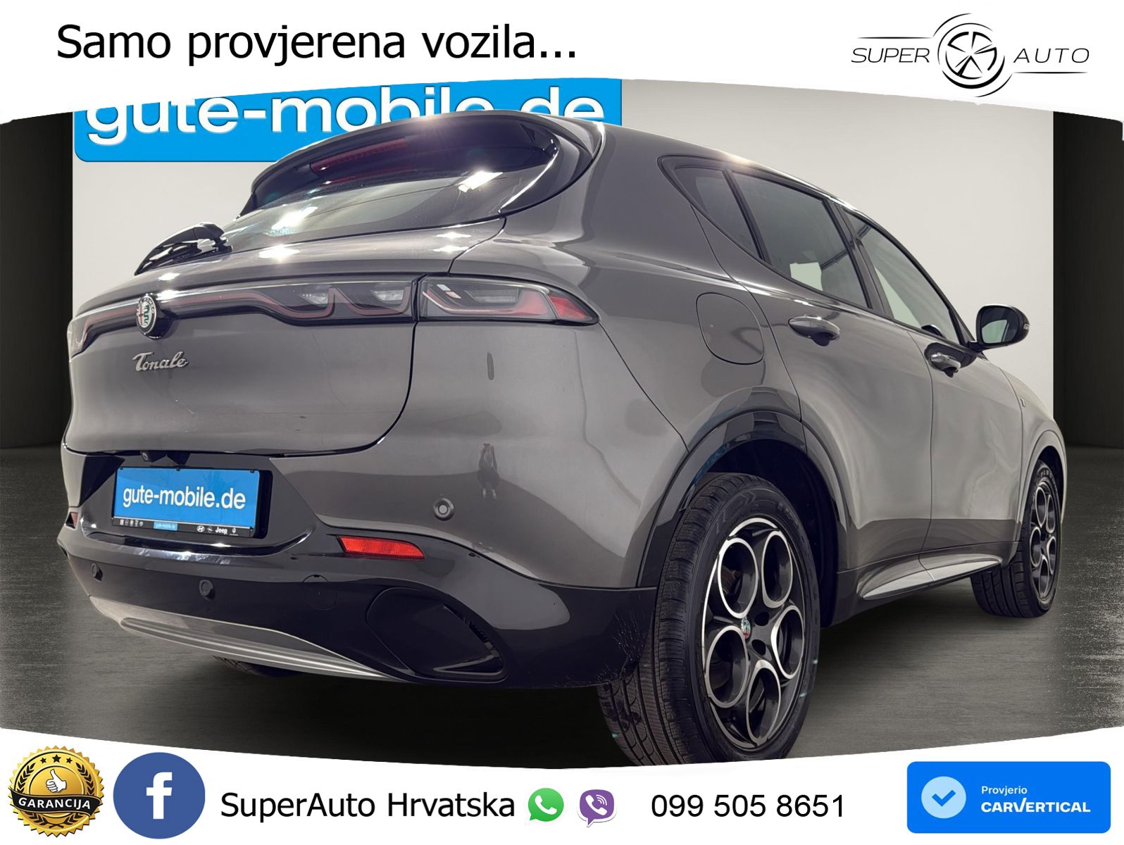 Alfa Romeo Tonale 1.5 VGT (160 KS) 48V-Hybrid TCT LED+GR SJED+ACC