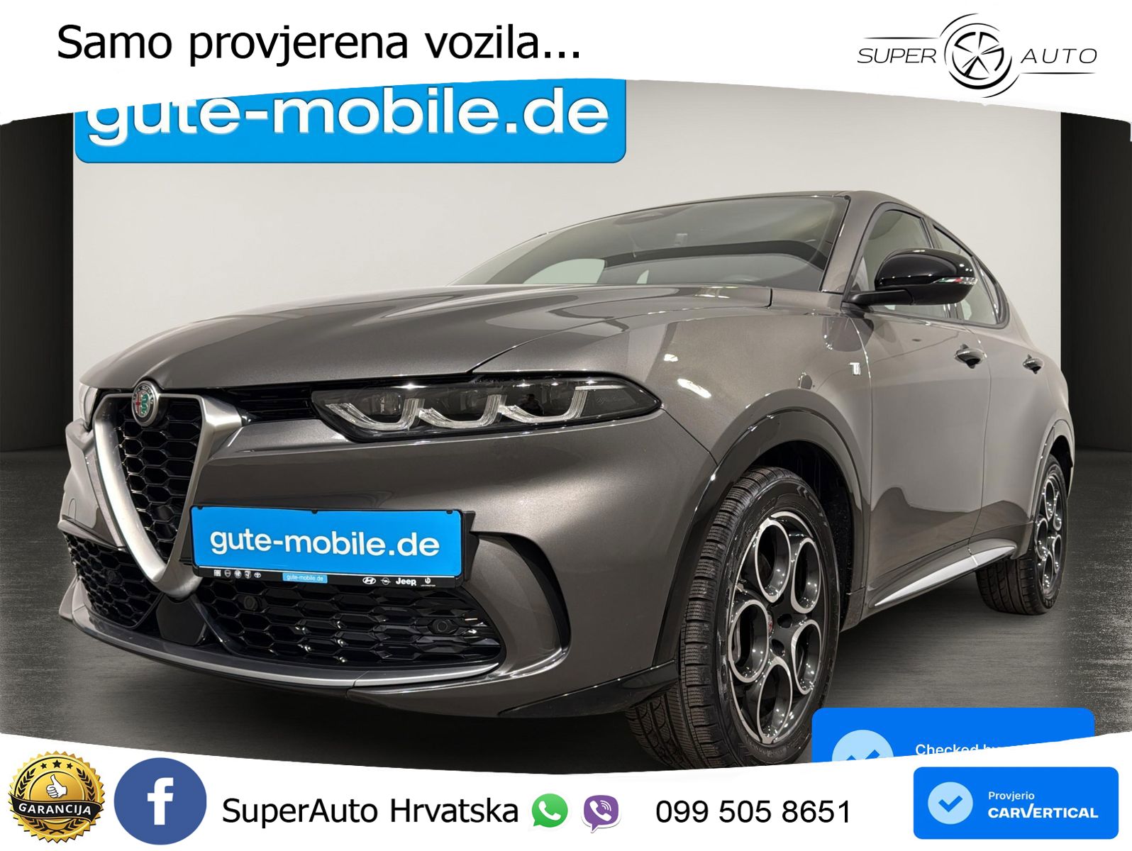 Alfa Romeo Tonale 1.5 VGT (160 KS) 48V-Hybrid TCT LED+GR SJED+ACC