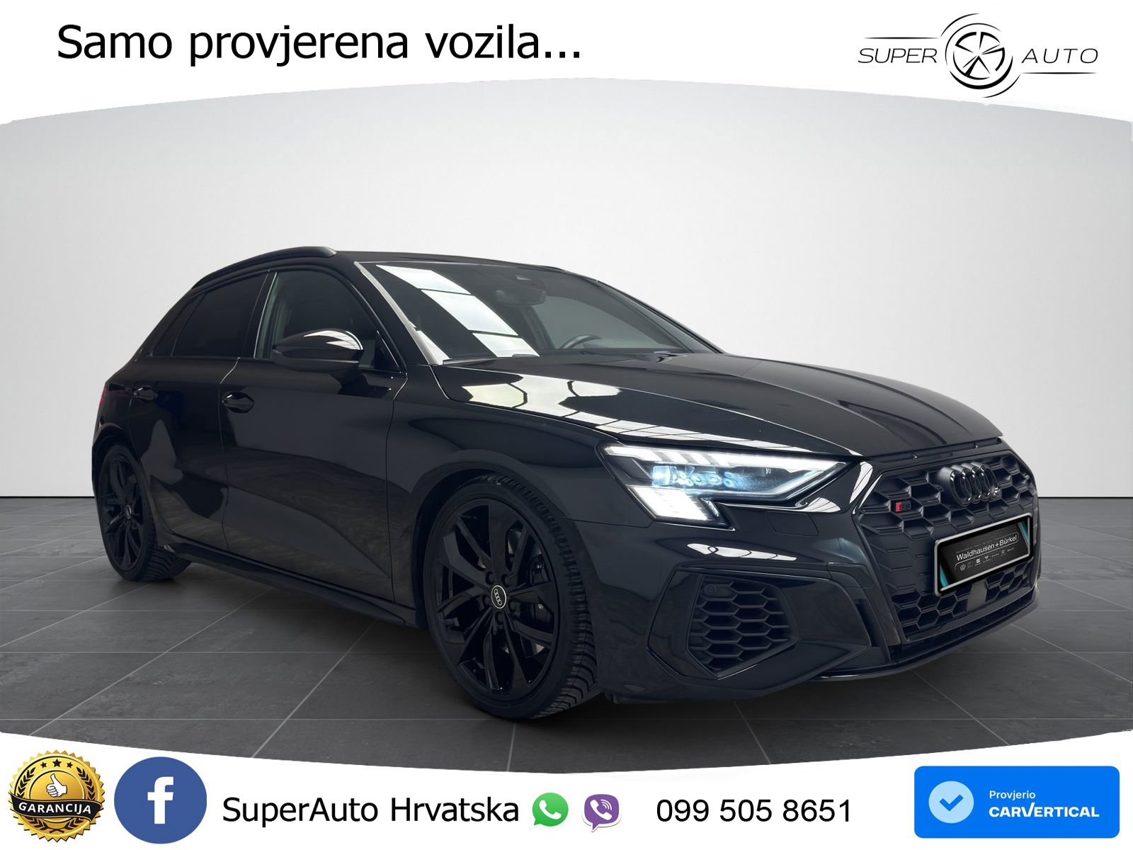 Audi S3 2.0 TFSI (310 KS) quattro S tronic MATRIX+GR SJED+KAM