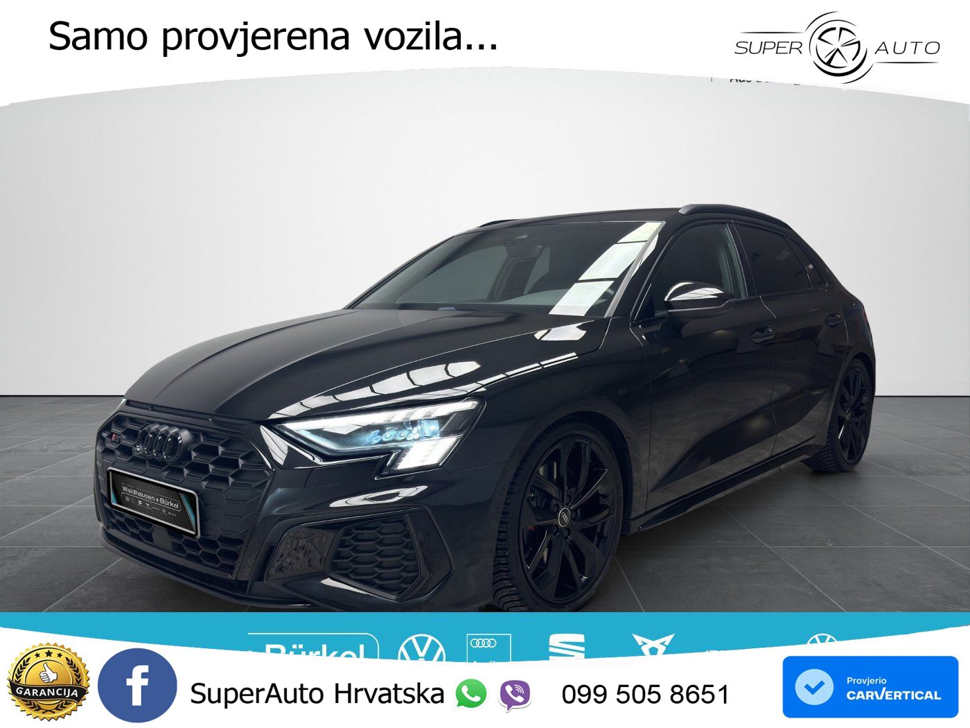 Audi S3 2.0 TFSI (310 KS) quattro S tronic MATRIX+GR SJED+KAM