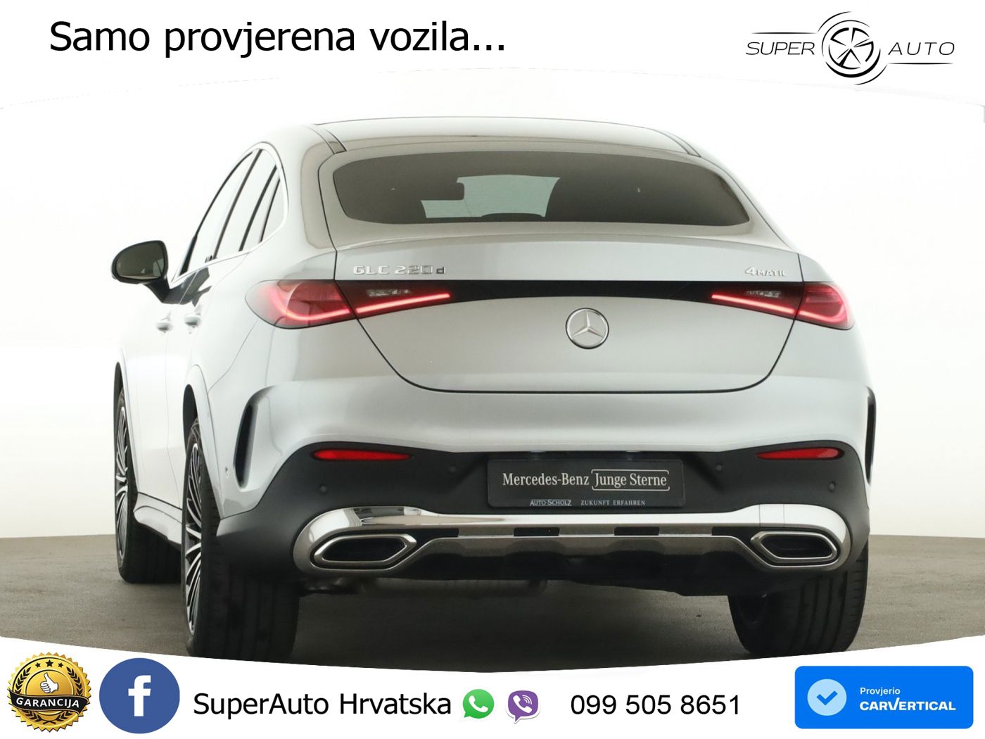 Mercedes GLC Coupe 220d (197 KS) 4MATIC 9G-TRONIC AMG ACC+GR SJED+360+PANO