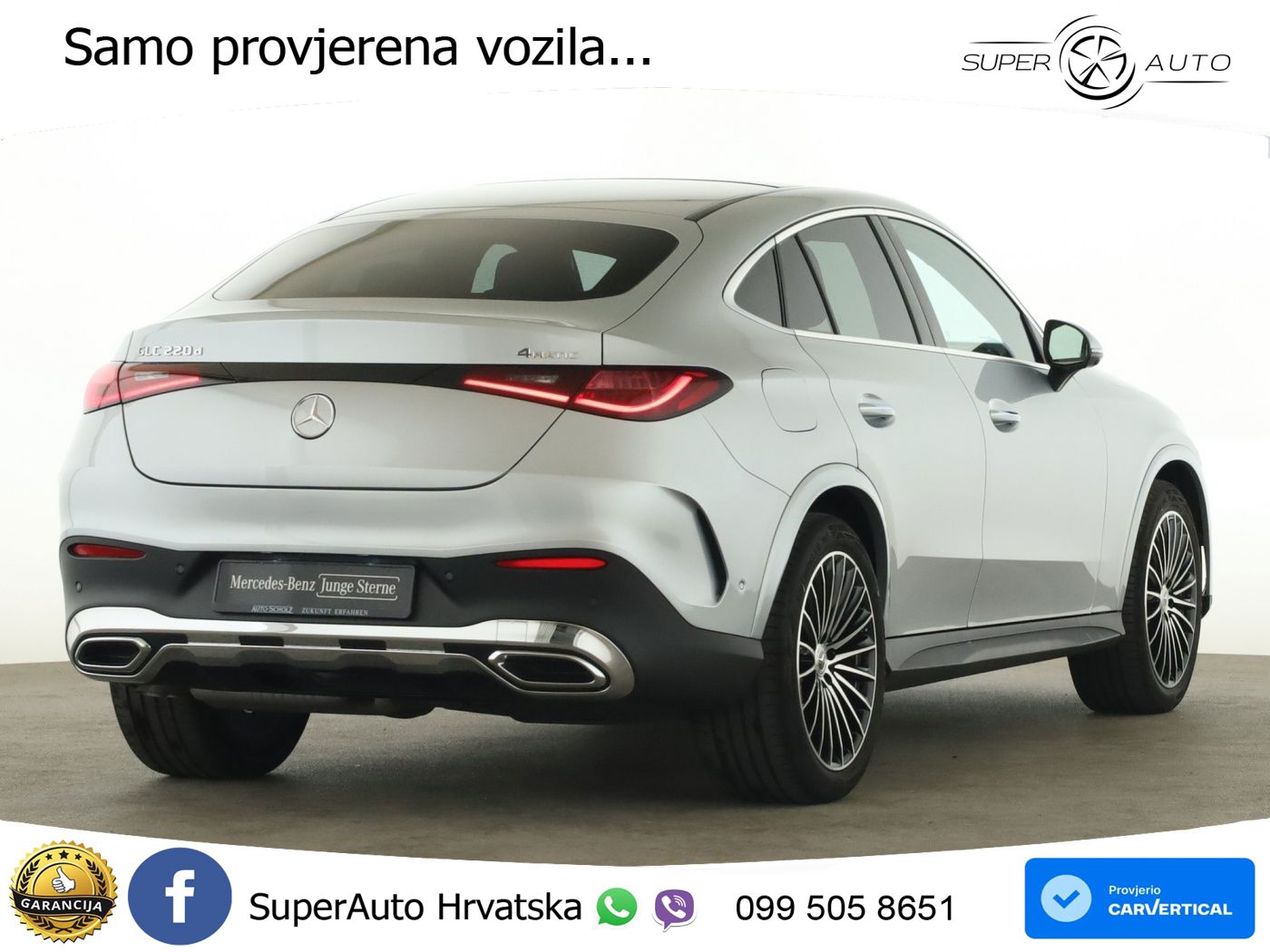 Mercedes GLC Coupe 220d (197 KS) 4MATIC 9G-TRONIC AMG ACC+GR SJED+360+PANO