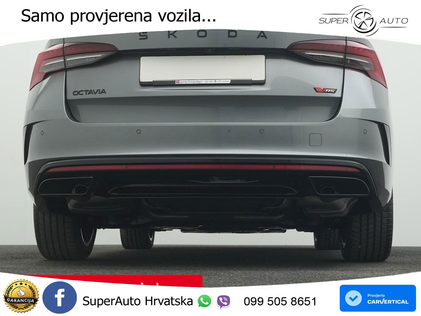 Škoda Octavia Combi RS 2.0 TSI (265 KS) DSG MATRIX+GR SJED+KAM