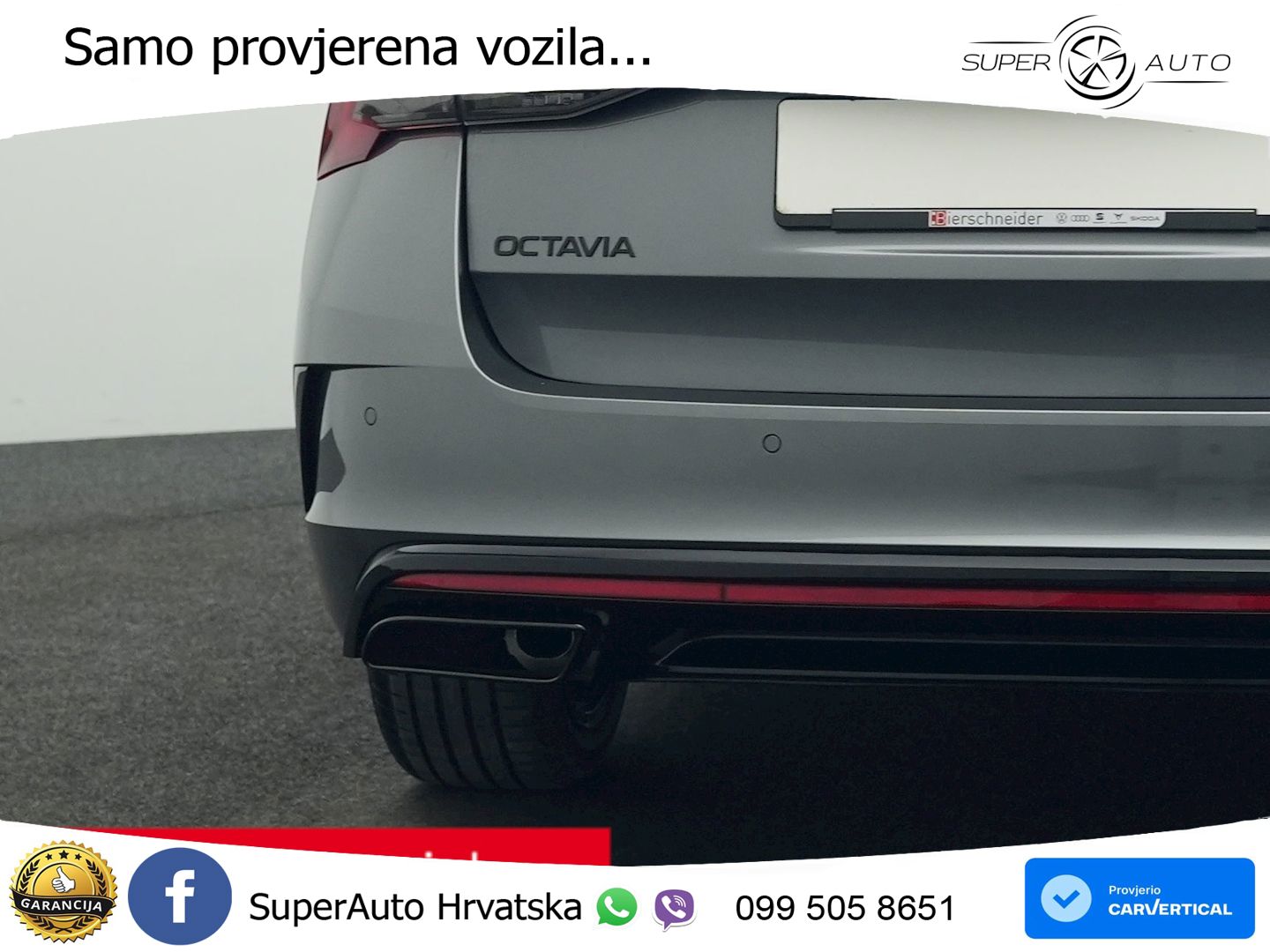 Škoda Octavia Combi RS 2.0 TSI (265 KS) DSG MATRIX+GR SJED+KAM