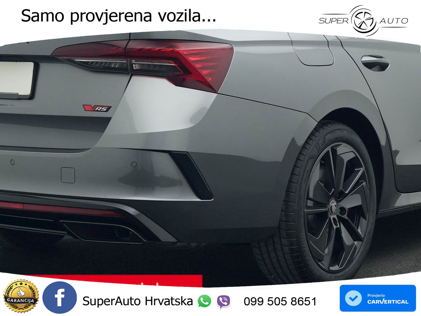 Škoda Octavia Combi RS 2.0 TSI (265 KS) DSG MATRIX+GR SJED+KAM