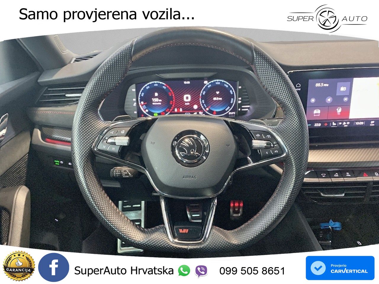 Škoda Octavia Combi RS 2.0 TDI (200 KS) DSG LED+GR SJED+ACC