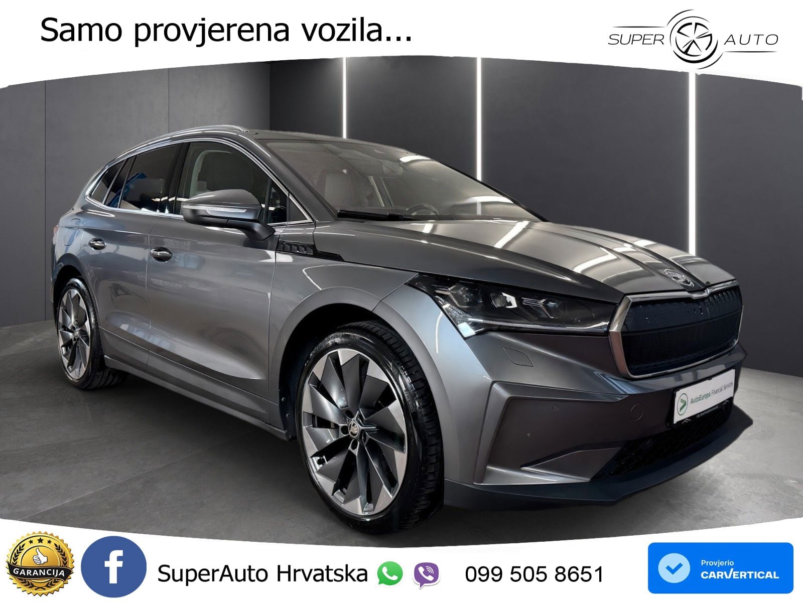 Škoda Enyaq iV 80x 82 kWh (265 KS) AWD Suite LED+GR SJED+ACC