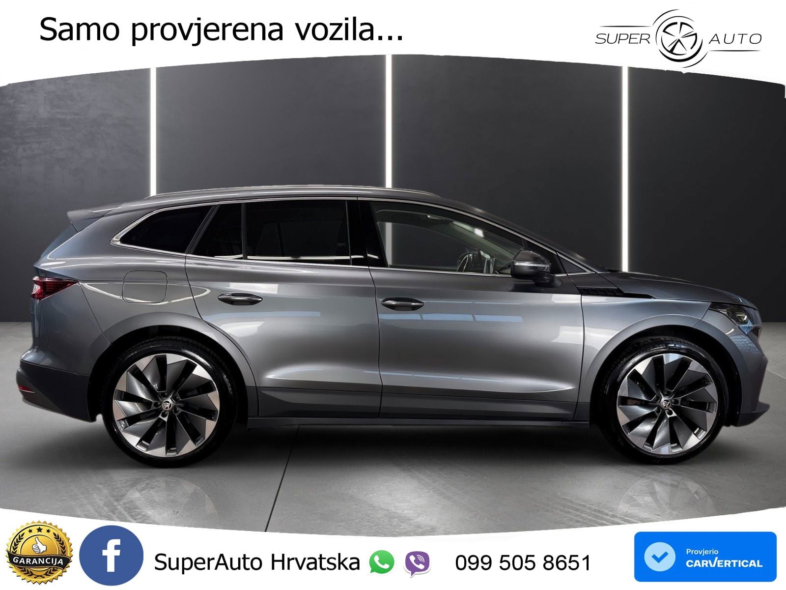 Škoda Enyaq iV 80x 82 kWh (265 KS) AWD Suite LED+GR SJED+ACC