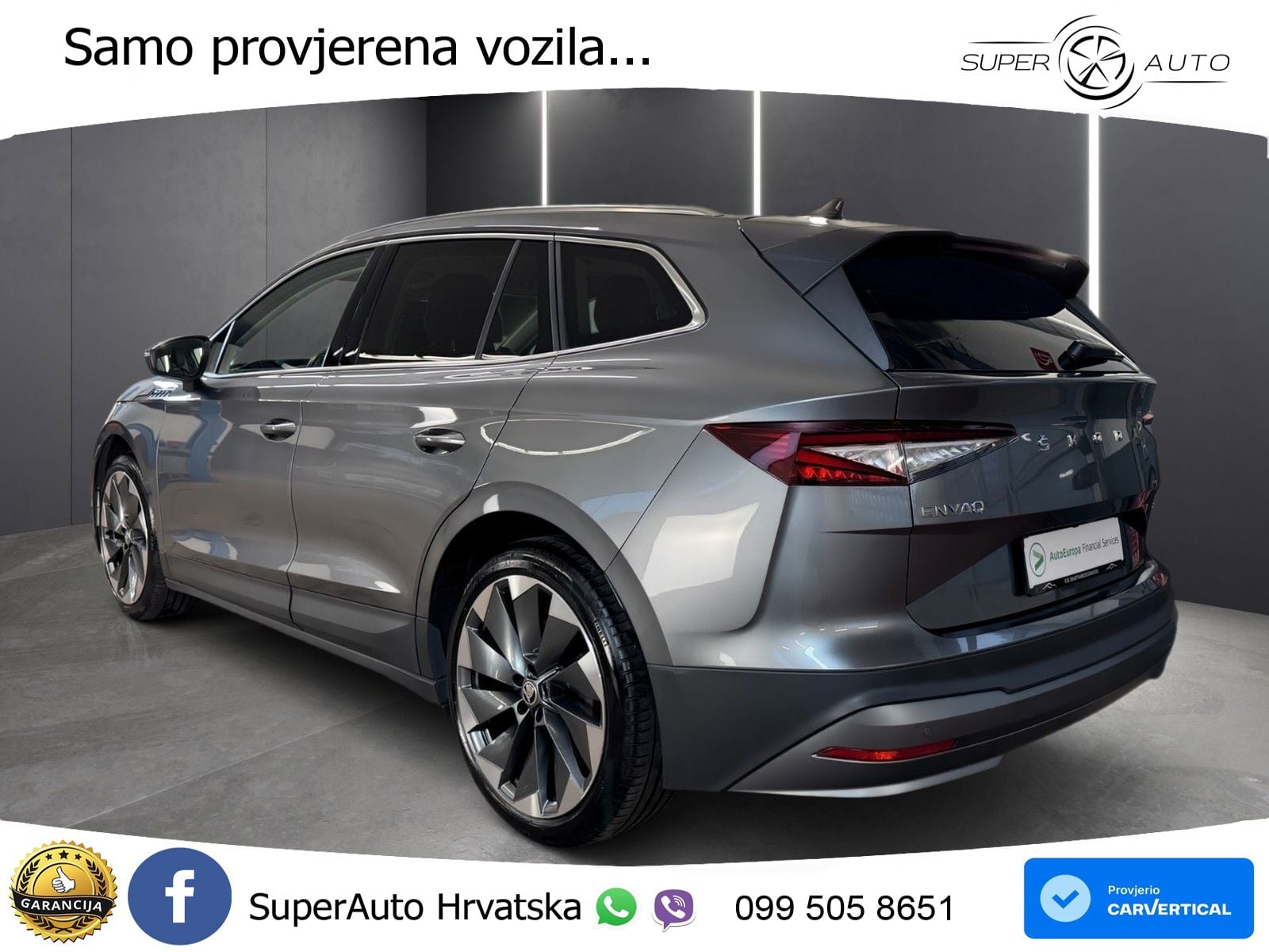 Škoda Enyaq iV 80x 82 kWh (265 KS) AWD Suite LED+GR SJED+ACC