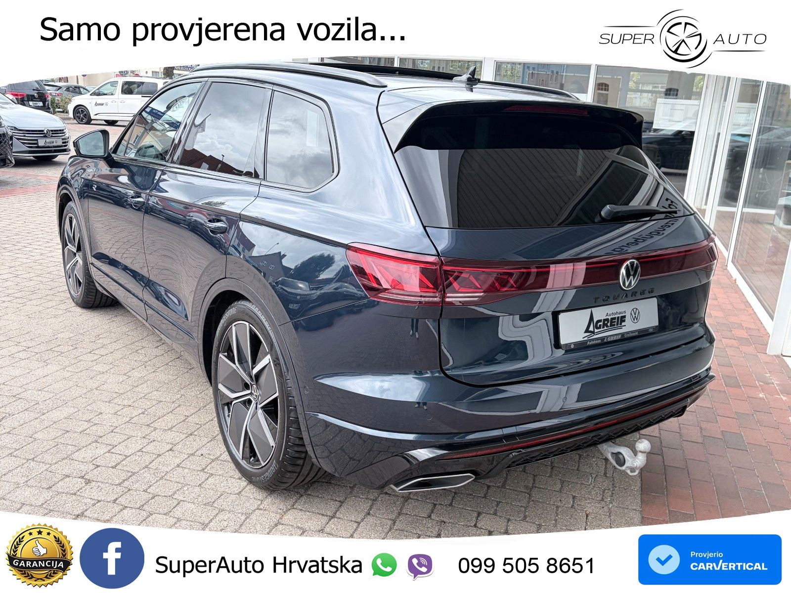 Volkswagen Touareg 3.0 V6 TDI (286 KS) 4MOTION Tiptronic ZRAČNI+ACC+GR SJED+KAM+PANO