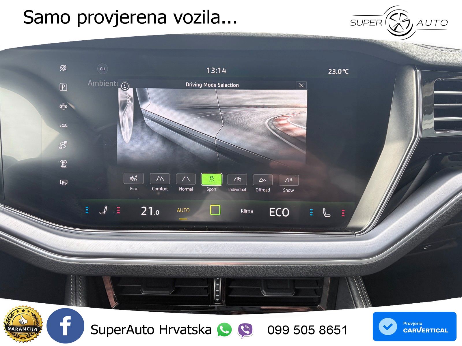 Volkswagen Touareg 3.0 V6 TDI (286 KS) 4MOTION Tiptronic ZRAČNI+ACC+GR SJED+KAM+PANO
