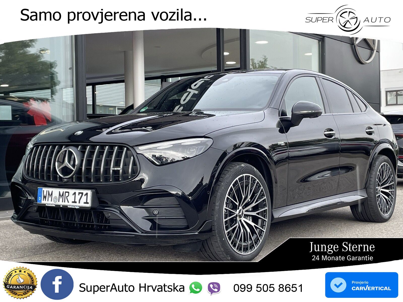 Mercedes GLC Coupe AMG 53 (449 KS) 4MATIC+ AMG SPEEDSHIFT TCT 9G ACC+GR SJED+360+PANO
