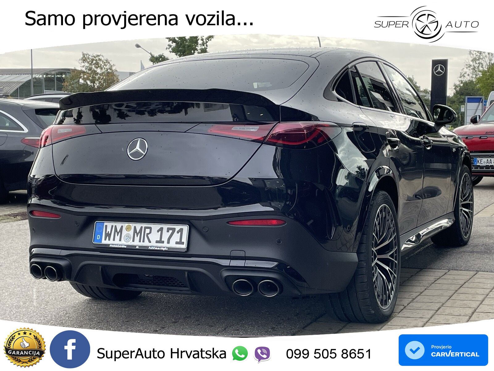 Mercedes GLC Coupe AMG 53 (449 KS) 4MATIC+ AMG SPEEDSHIFT TCT 9G ACC+GR SJED+360+PANO