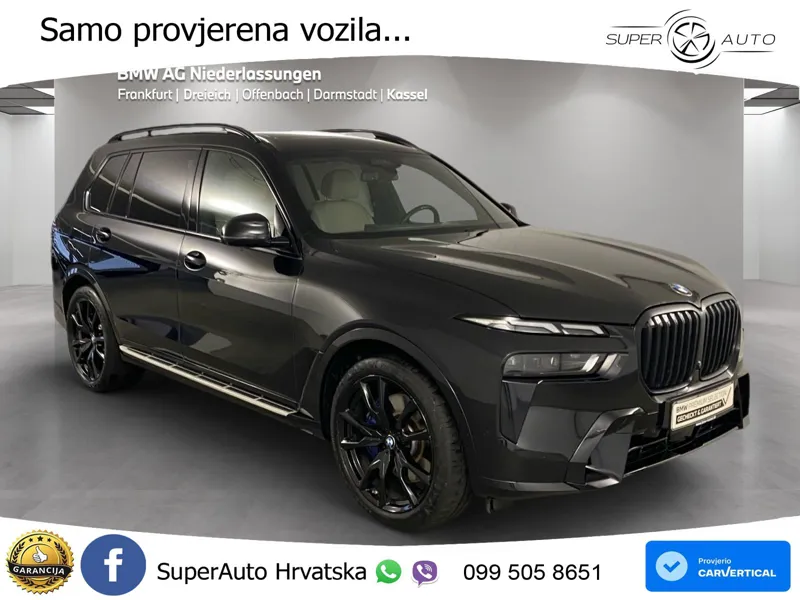 BMW X7 40d (352 KS) xDrive Steptronic M Sport LED+GR SJED+ACC