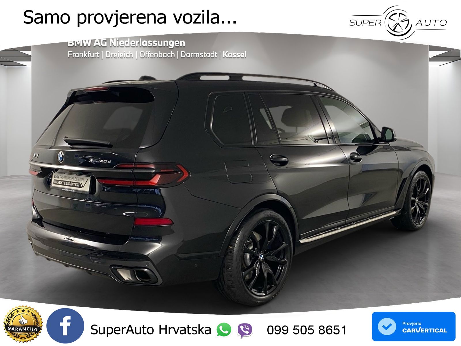 BMW X7 40d (352 KS) xDrive Steptronic M Sport LED+GR SJED+ACC