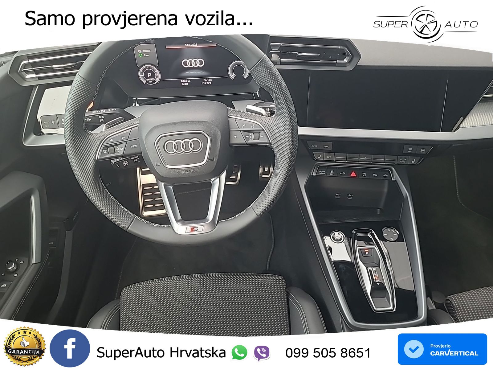 Audi A3 45 TFSIe (272 KS) S tronic S line MATRIX+GR SJED+KAM
