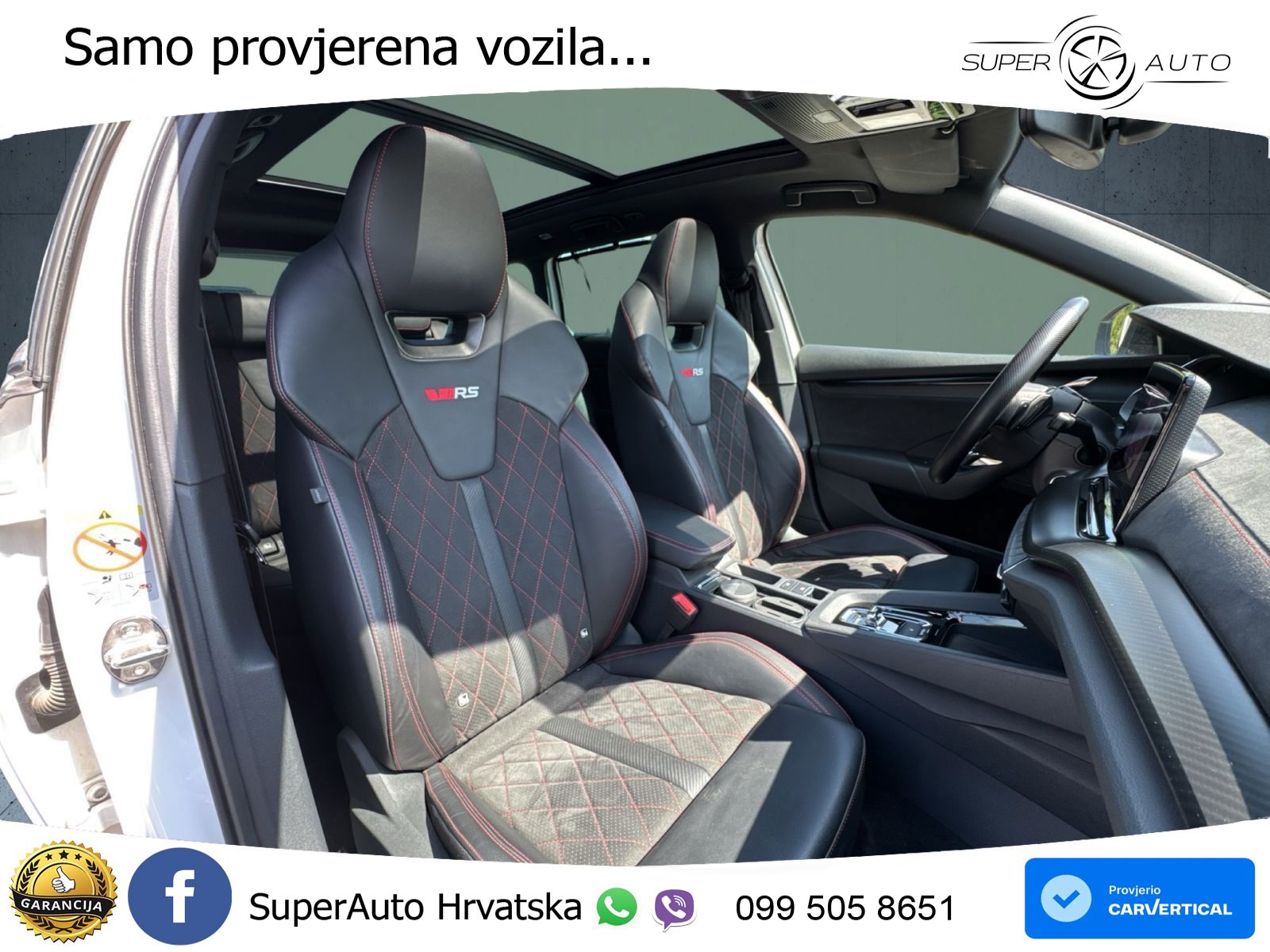 Škoda Octavia Combi RS 2.0 TDI (200 KS) 4x4 DSG LED+GR SJED+ACC