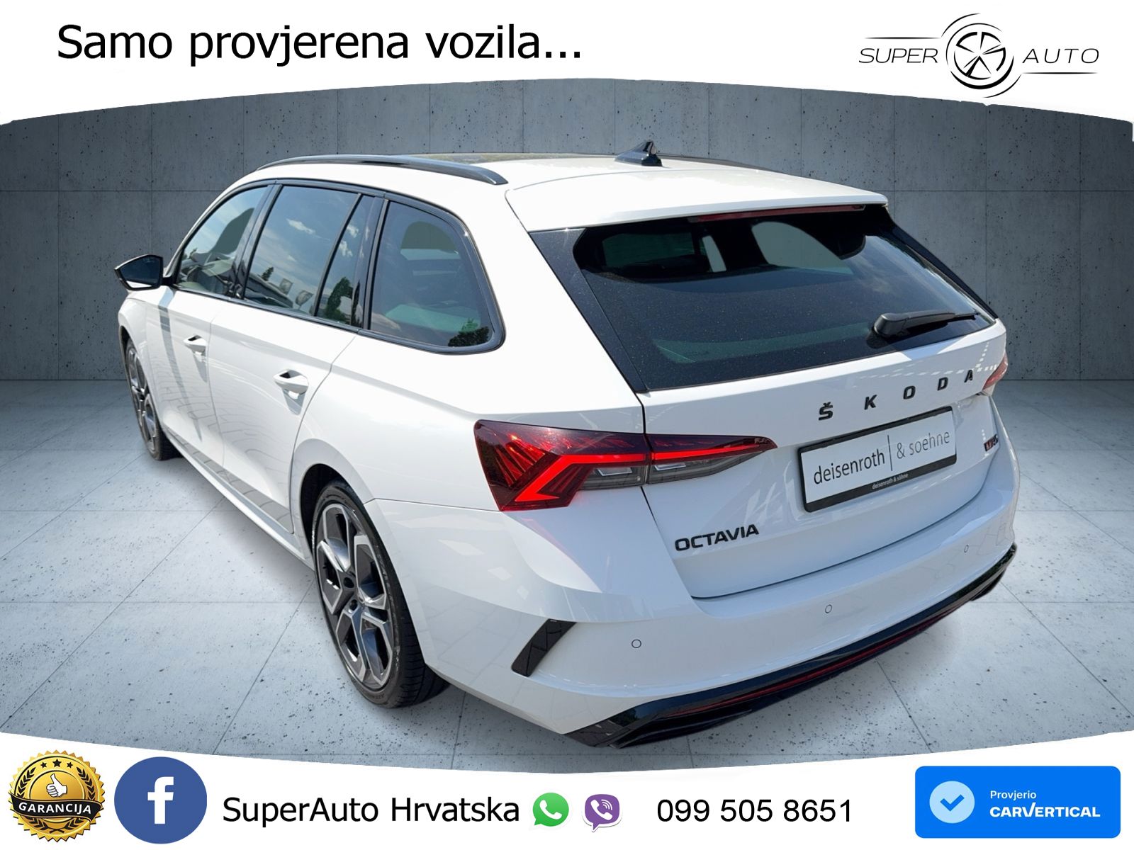 Škoda Octavia Combi RS 2.0 TDI (200 KS) 4x4 DSG LED+GR SJED+ACC