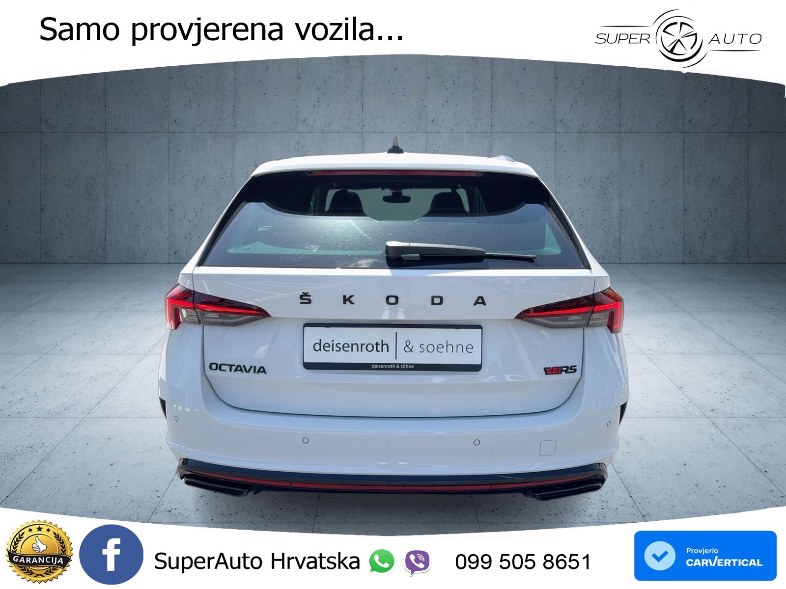 Škoda Octavia Combi RS 2.0 TDI (200 KS) 4x4 DSG LED+GR SJED+ACC