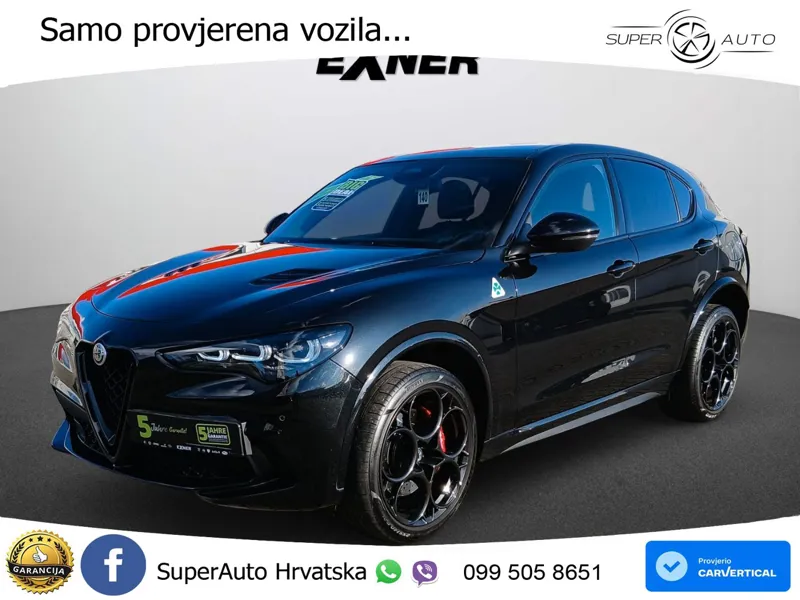 Alfa Romeo Stelvio Quadrifoglio 2.9 V6 Bi-Turbo (520 KS) Q4 Automatic LED+GR SJED+ACC
