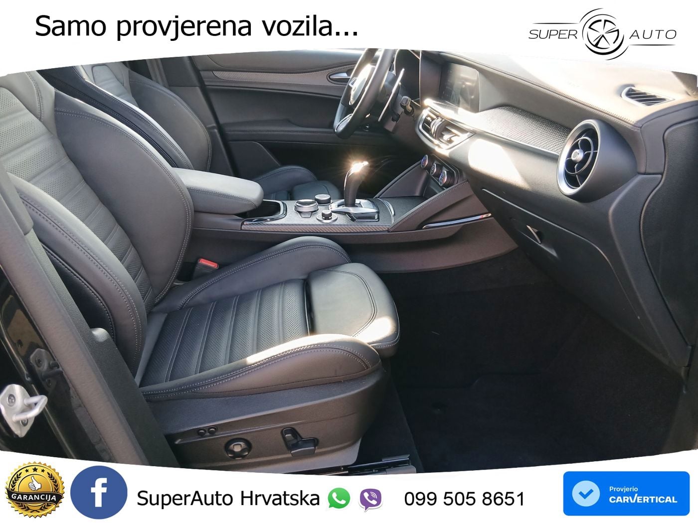 Alfa Romeo Stelvio Quadrifoglio 2.9 V6 Bi-Turbo (520 KS) Q4 Automatic LED+GR SJED+ACC