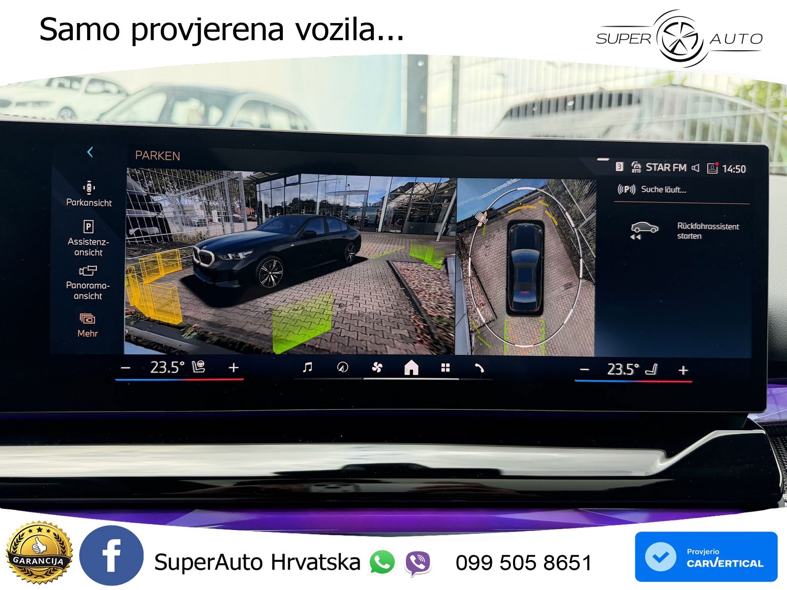 BMW 520i (208 KS) Steptronic M Sport ACC+HEAD+4xGR SJED+360+PANO