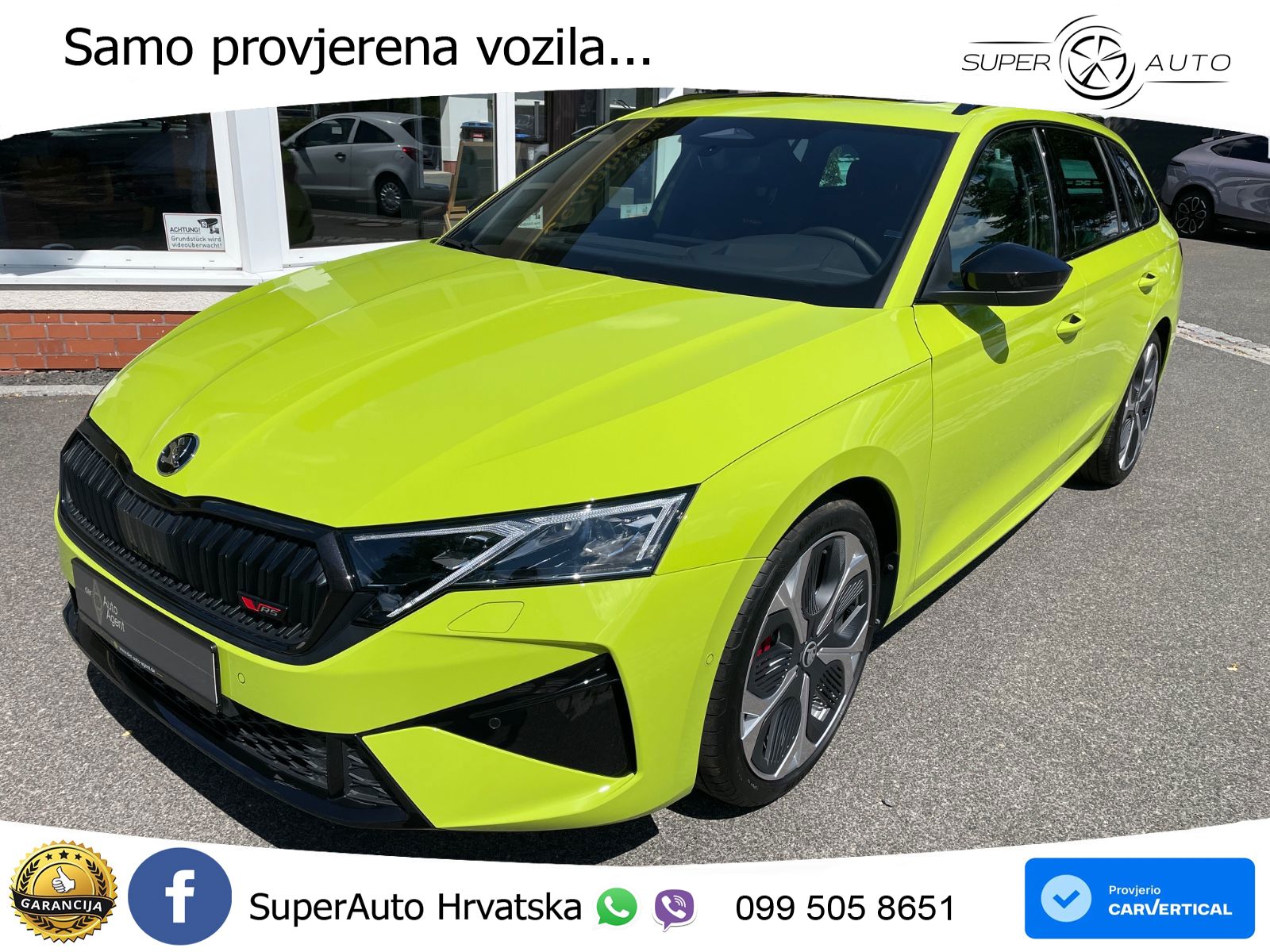 Škoda Octavia Combi RS 2.0 TSI (265 KS) DSG MATRIX+GR SJED+KAM