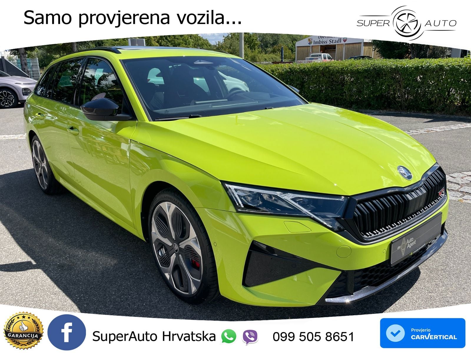 Škoda Octavia Combi RS 2.0 TSI (265 KS) DSG MATRIX+GR SJED+KAM