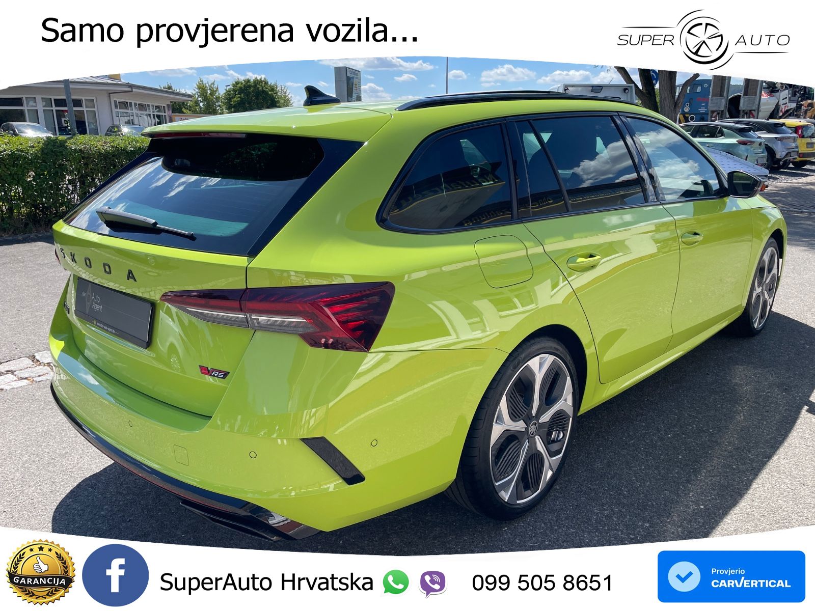 Škoda Octavia Combi RS 2.0 TSI (265 KS) DSG MATRIX+GR SJED+KAM