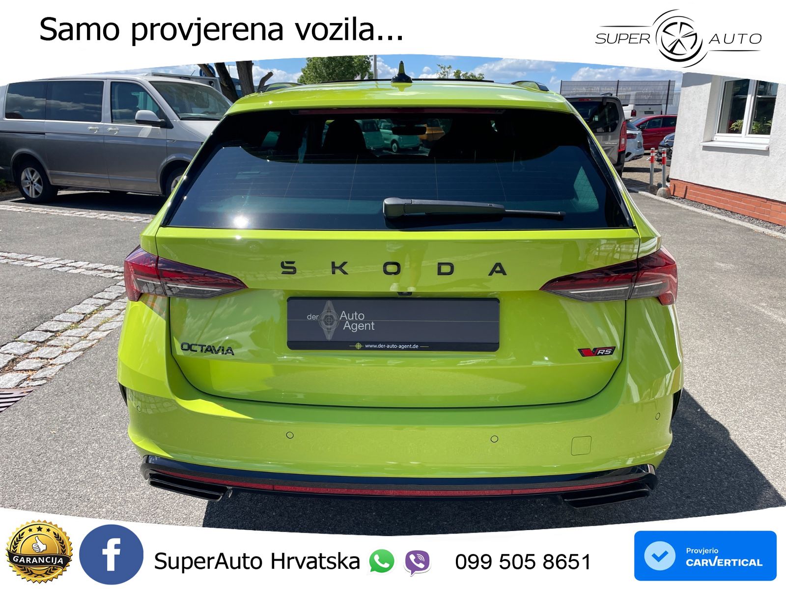 Škoda Octavia Combi RS 2.0 TSI (265 KS) DSG MATRIX+GR SJED+KAM