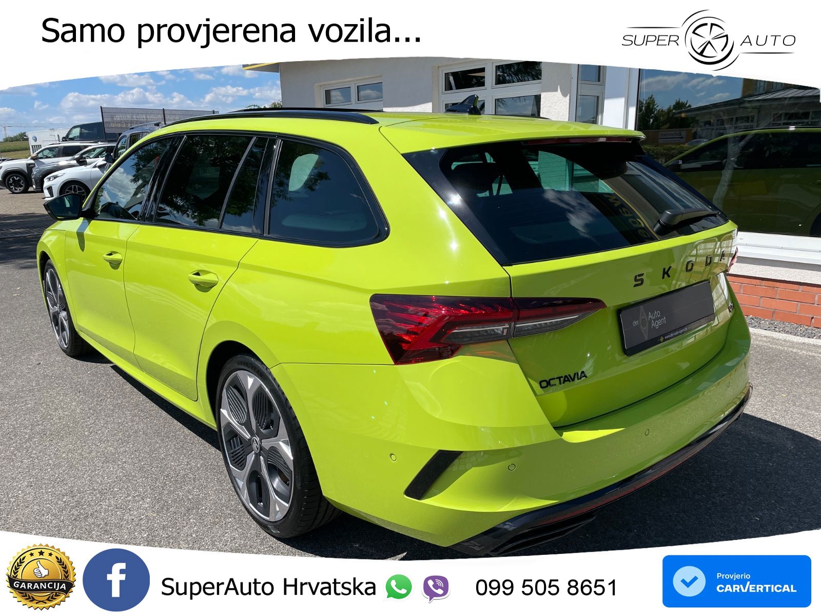 Škoda Octavia Combi RS 2.0 TSI (265 KS) DSG MATRIX+GR SJED+KAM