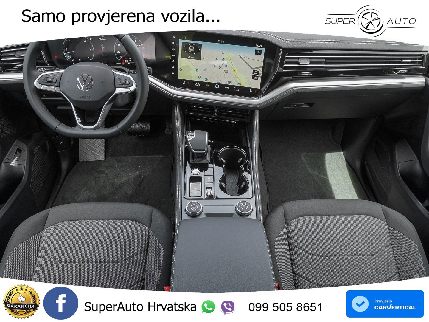 Volkswagen Touareg 3.0 V6 TDI (286 KS) 4MOTION Tiptronic ZRAČNI+ACC+GR SJED+KAM