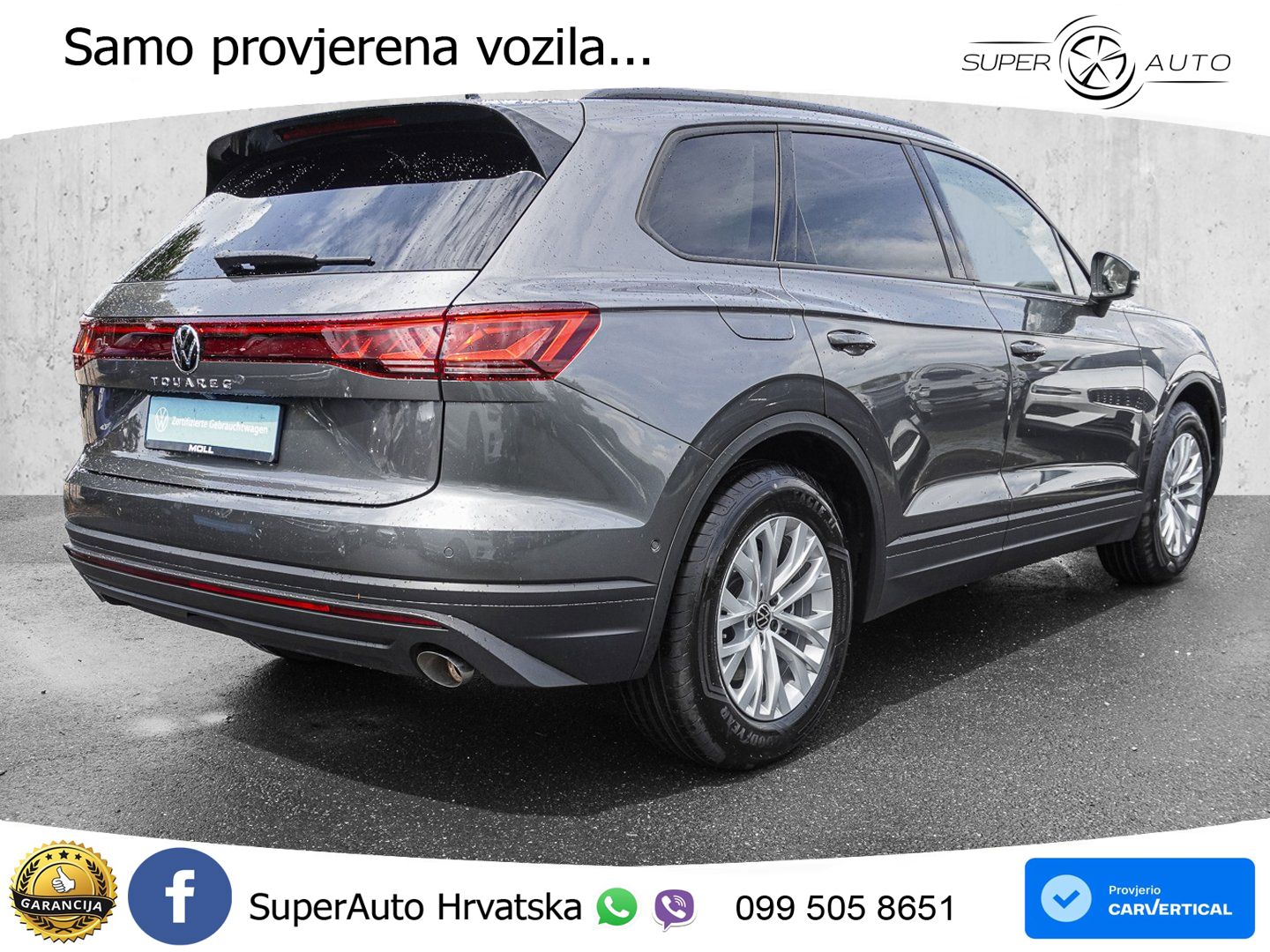 Volkswagen Touareg 3.0 V6 TDI (286 KS) 4MOTION Tiptronic ZRAČNI+ACC+GR SJED+KAM