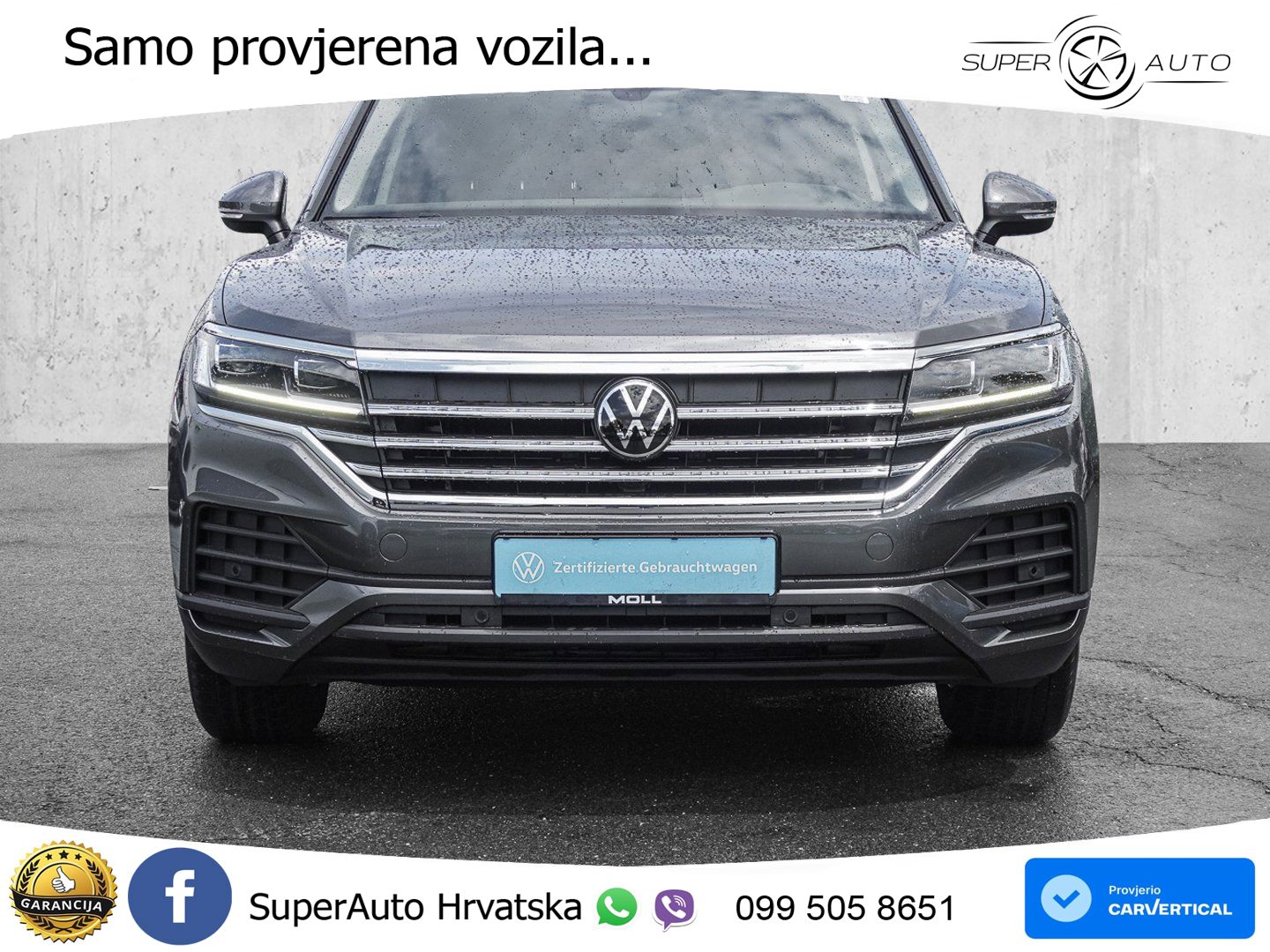 Volkswagen Touareg 3.0 V6 TDI (286 KS) 4MOTION Tiptronic ZRAČNI+ACC+GR SJED+KAM