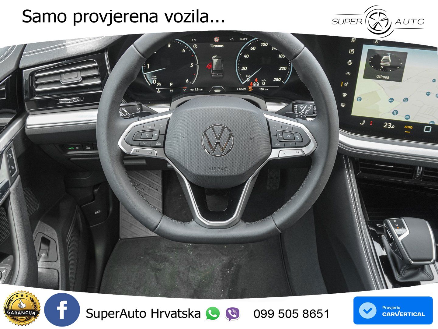 Volkswagen Touareg 3.0 V6 TDI (286 KS) 4MOTION Tiptronic ZRAČNI+ACC+GR SJED+KAM